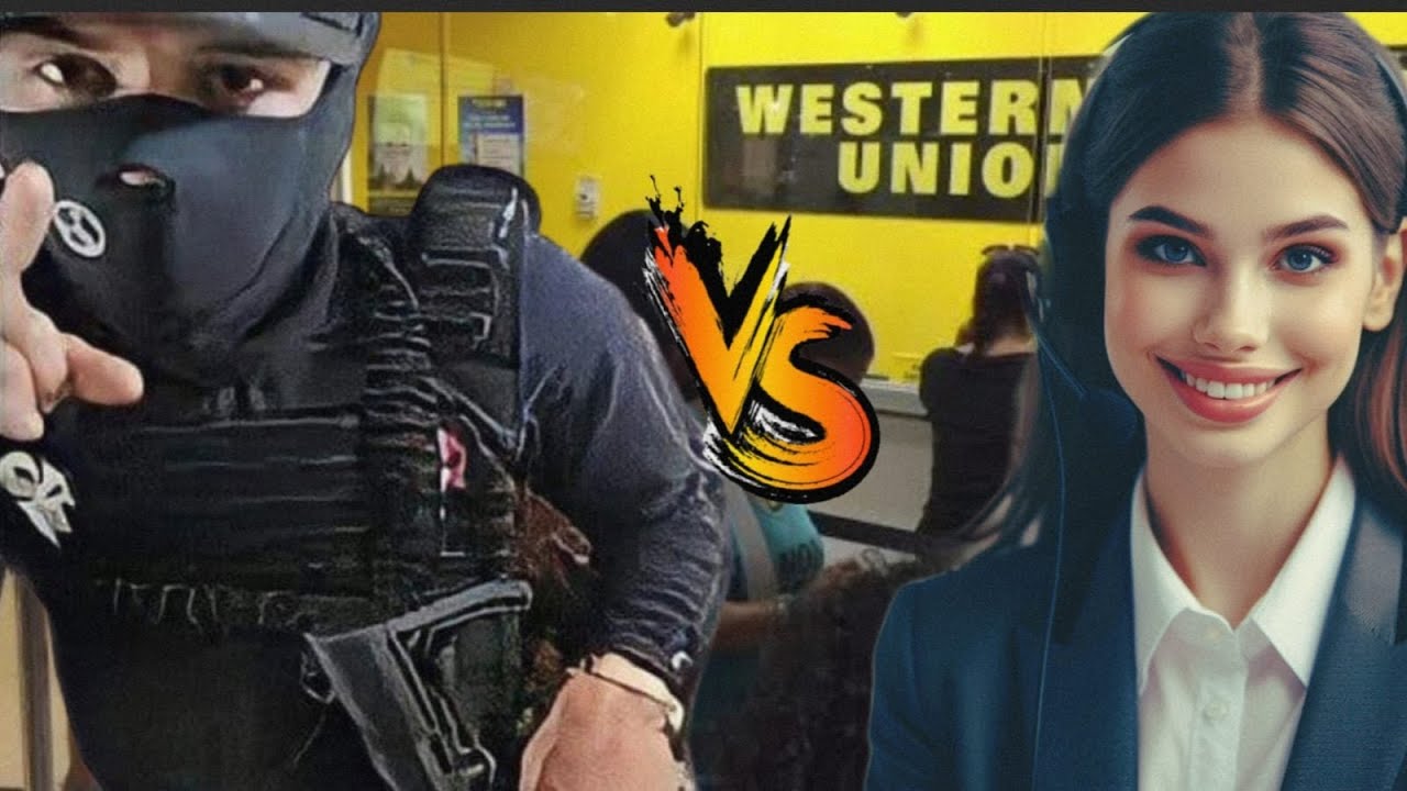 Cajera de Wester union me salva de extorsionador (VACILANDO estafador de apps de citas)