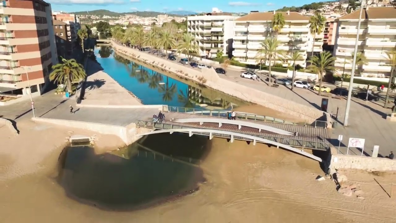 Playa de Calafell en invierno