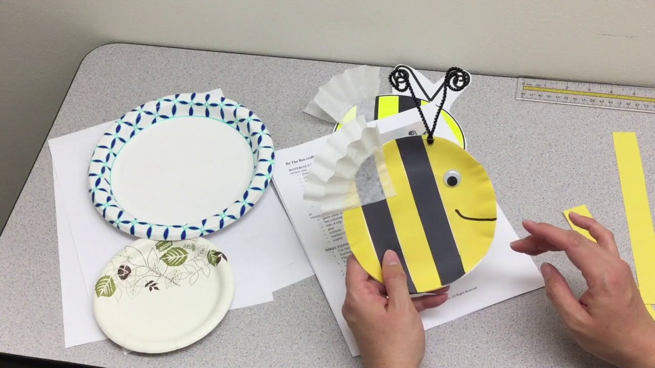 Be The Bee Craft Video Tutorial from MusicK8.com