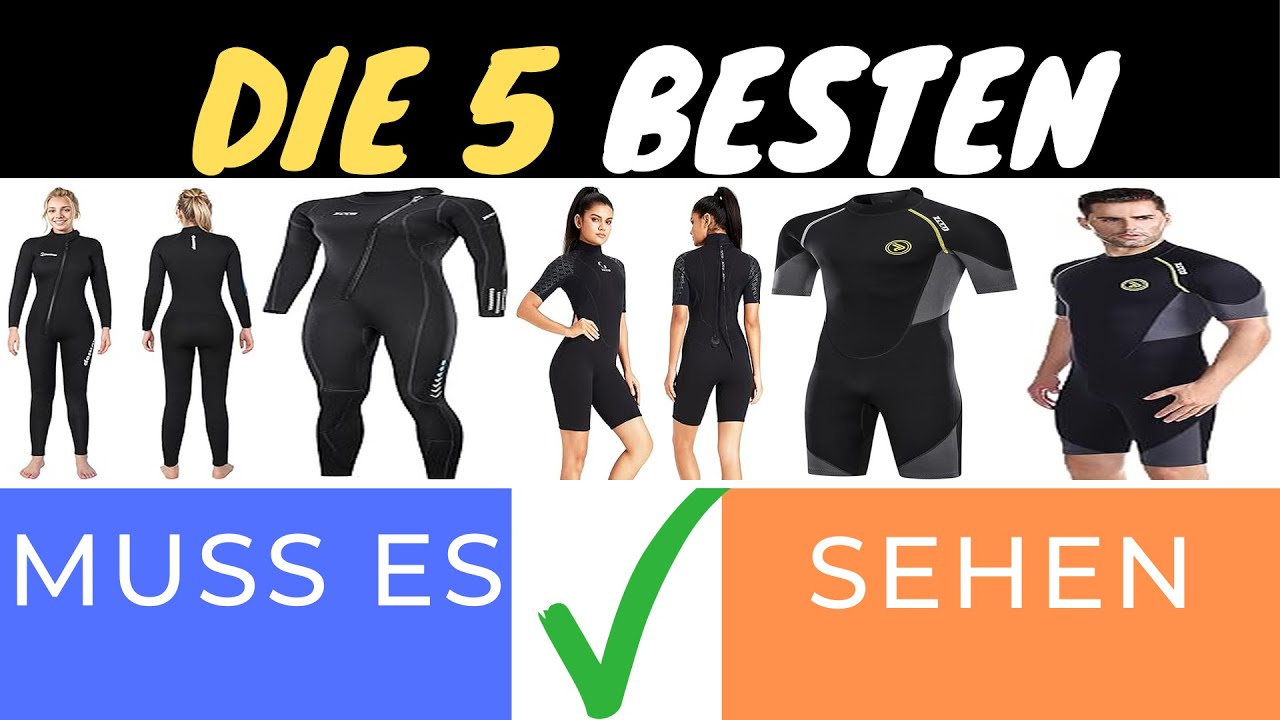 BESTE NEOPRENANZÜGE 2025 🌊 | TOP 5 WETSUITS FÜR SURFEN, TAUCHEN & SCHWIMMEN 🏄‍♂️🧜‍♀️