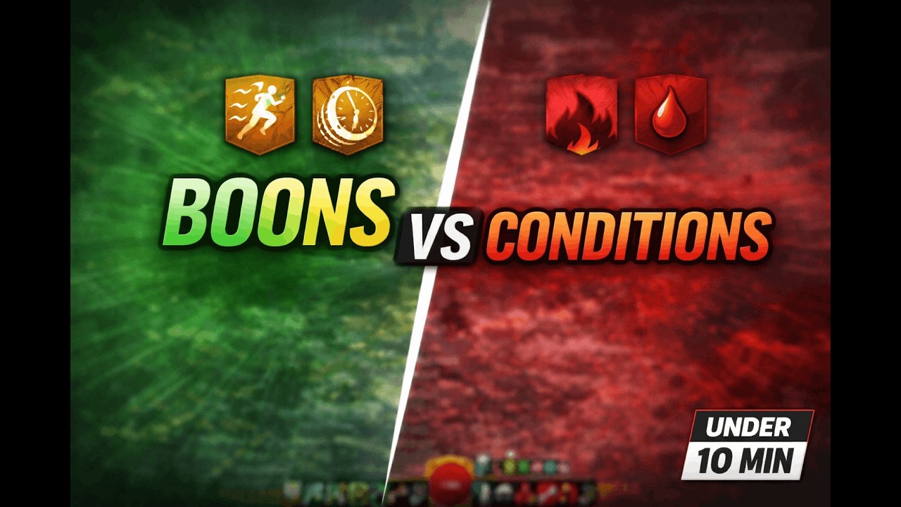 Boons & Conditions Explained in Under 10 Minutes (GW2 Beginner Guide)