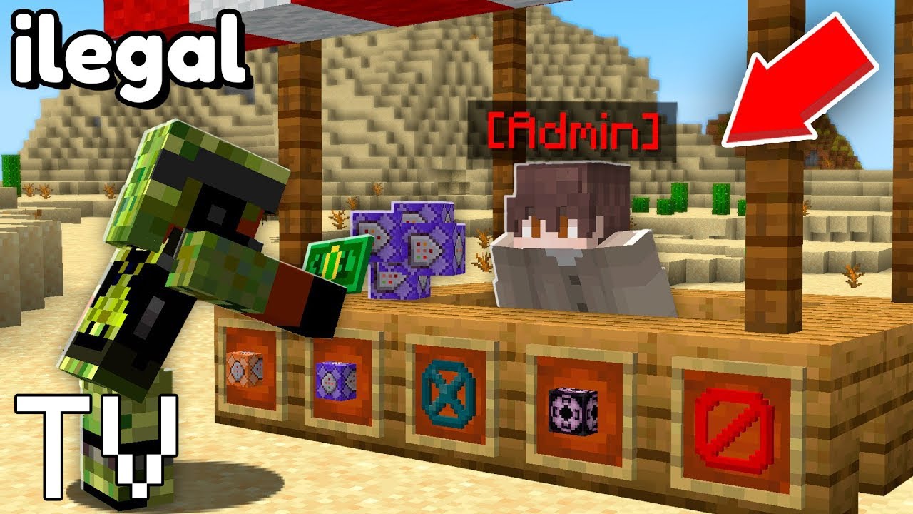 PILLÉ a un ADMIN VENDIENDO cosas ILEGALES en mi SERVIDOR de MINECRAFT