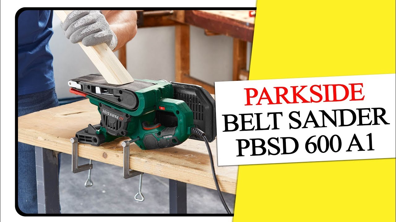 Обзор:Ленточная шлифовальная машина PARKSIDE BELT SANDER PBSD 600 A1#PARKSIDE #інструмент