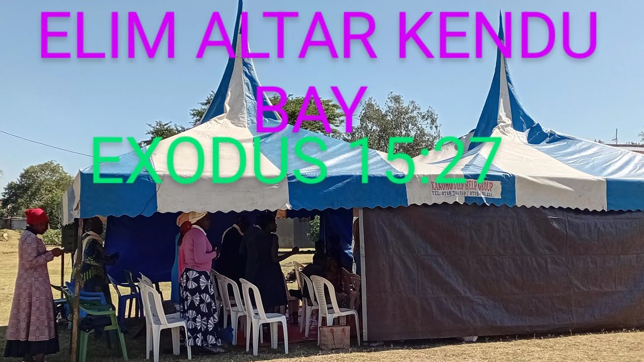 Repentance and holiness Kendu bay Elim altar  