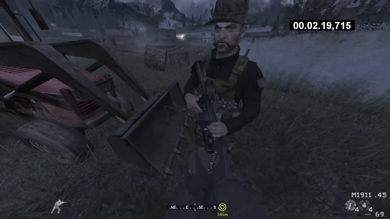 CoD4 Hunted Speedrun - World Record (5:53,491)