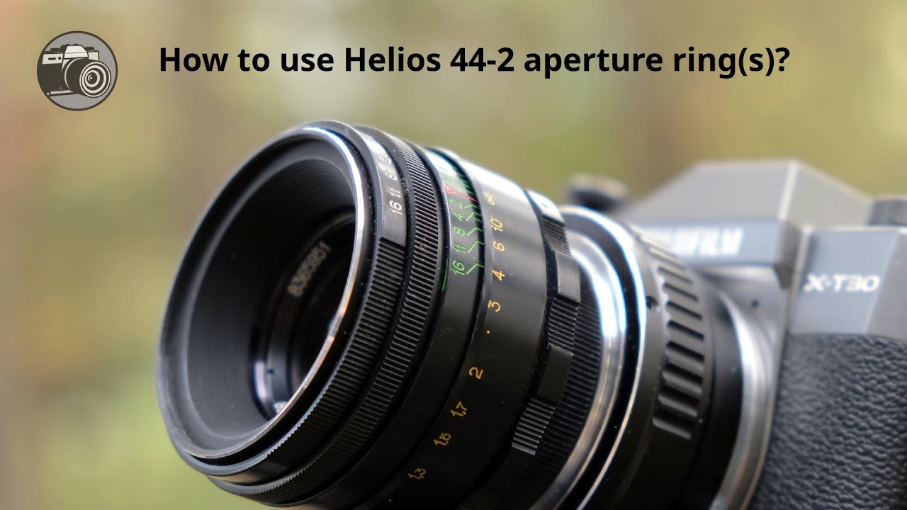 Как использовать КОЛЬЦА ДИАФРАГМЫ объектива Helios 44-2? - Мой краткий урок.