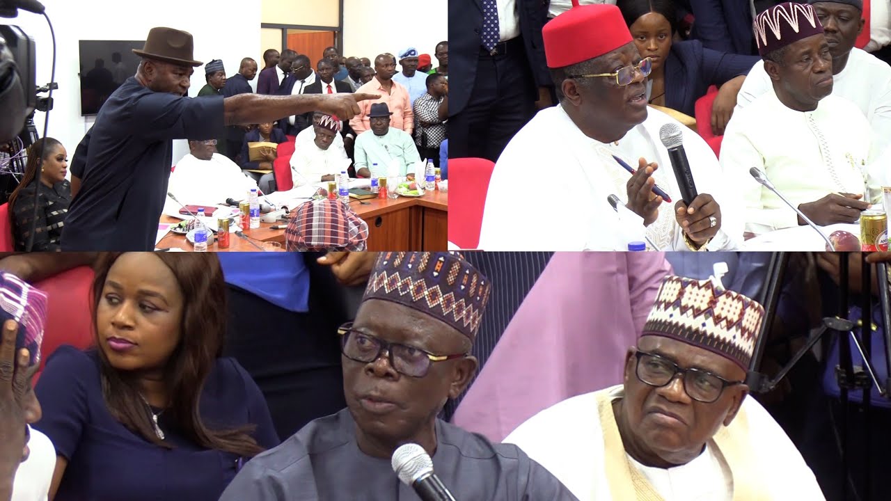 Drama: Fight As Oshiomole Hot Questions Provoked Minister of Works During Committee Budget Defense