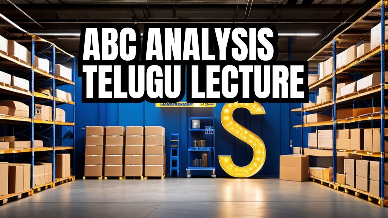 ABC Analysis | Industrial Management Basics | Entrepreneurship | Material Management | Store Basics