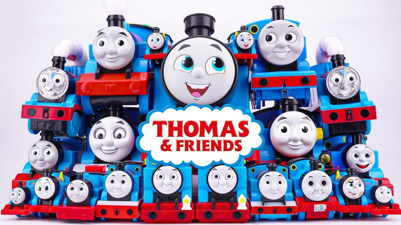 Merakit Mainan Kereta Api Thomas and Friends, Tayo Si Bus Kecil , Unboxing Mainan Kereta Api ASMR 45