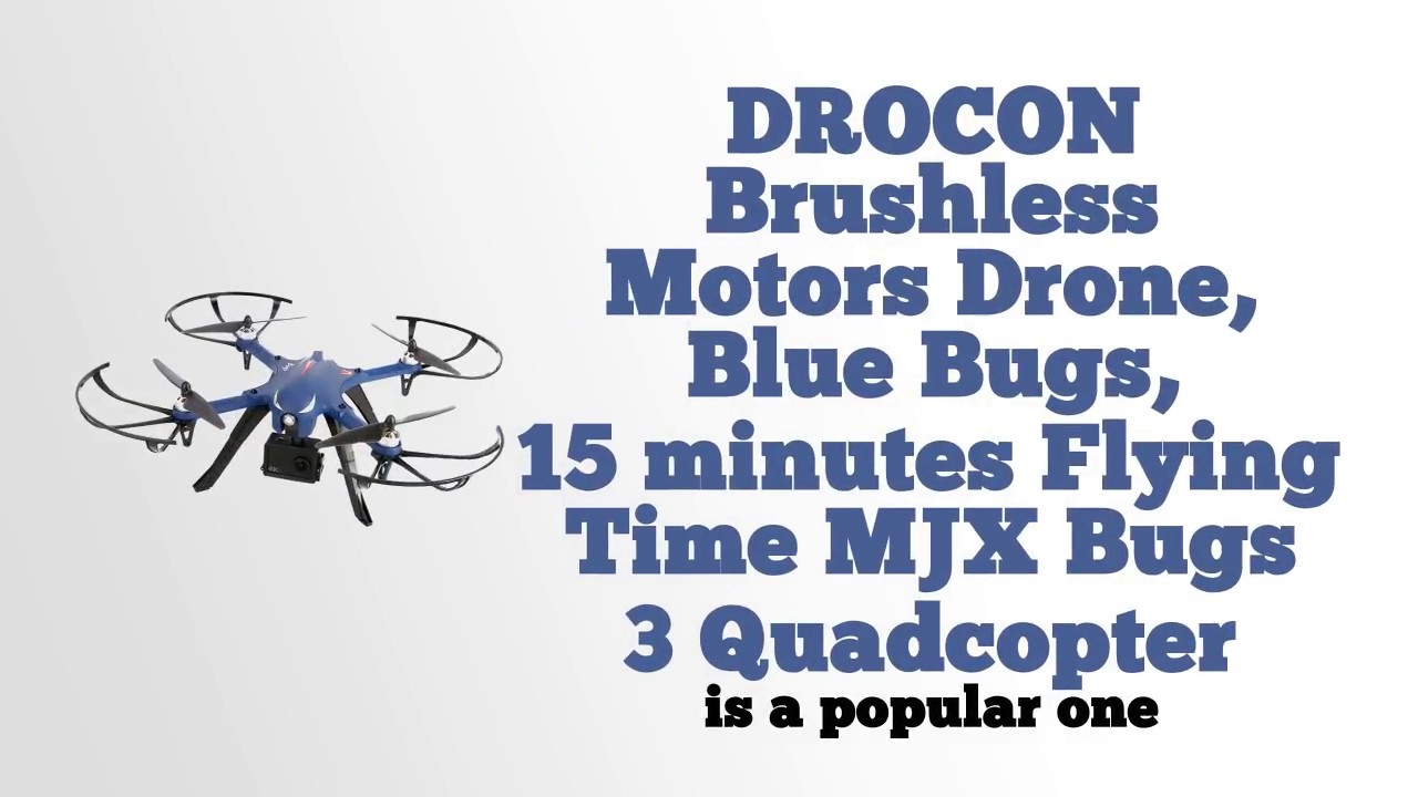 DROCON Brushless Motors Drone, Blue Bugs Review