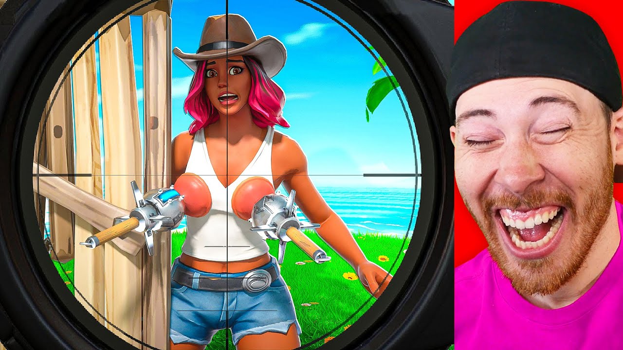 If You Don't Laugh You Win VBUCKS! (Fortnite Try Not To LAUGH Challenge)