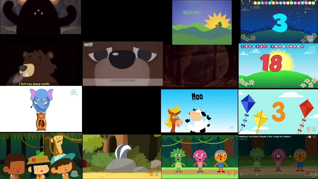 Up to faster super simple songs bears hunt 16