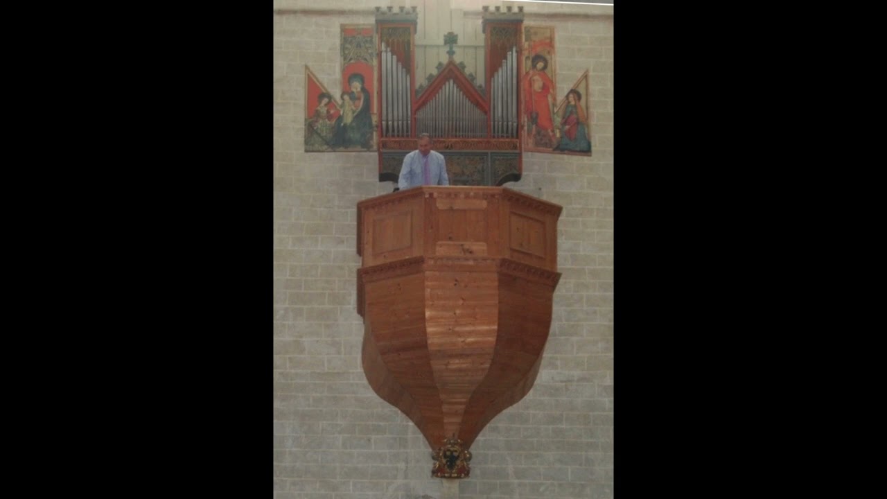 L'orgue plus ancien du monde 1435  - Basilique de Valère-Sion-Suisse;  Organiste: Mauricio Pergelier