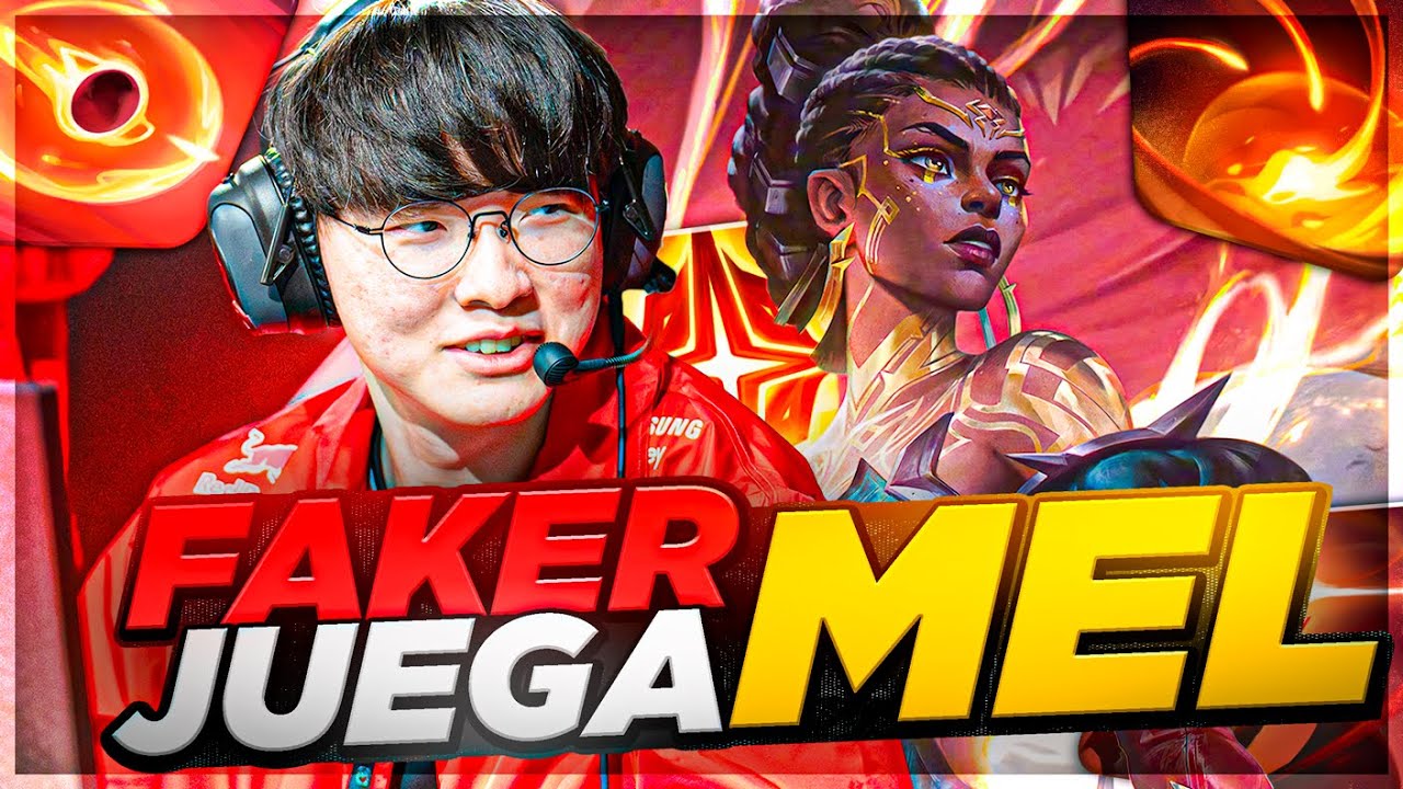 FAKER JUEGA MEL POR PRIMERA VEZ *ES UNA LOCURA*