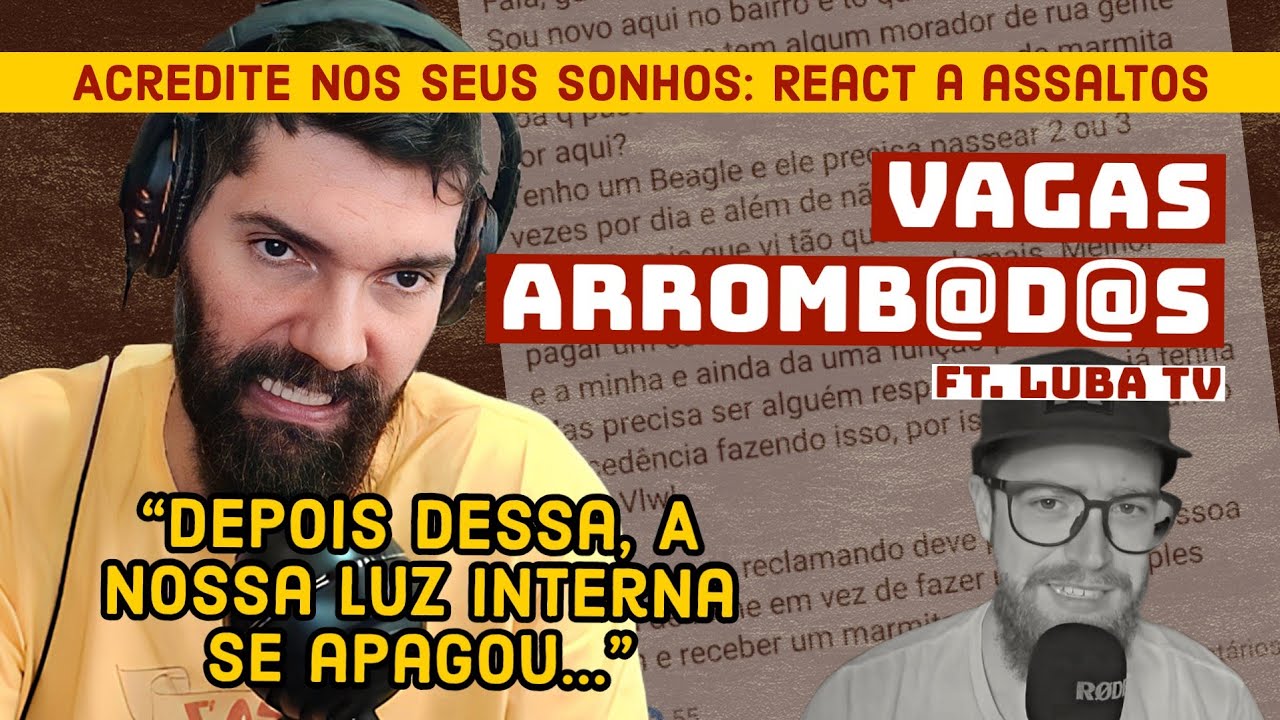 Mais PRECÁRIAS, Mais ARROMBADAS! As PIORES Vagas de Trabalho feat. Luba TV! | João Carvalho