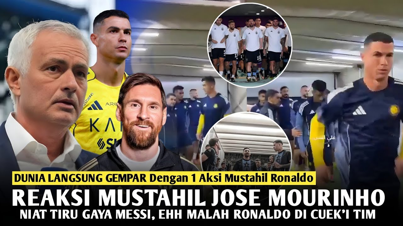 EKSPRESI HARU Mourinho Liat Kelakuan Ronaldo 😱 