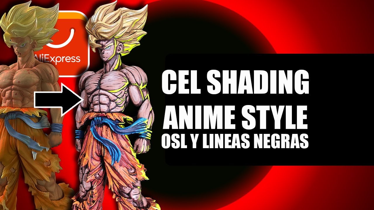 APRENDE a REPINTAR de una MALDITA VEZ,desde 0! Figura Goku - [ Episodio 7 FINAL] OSL y líneas negras