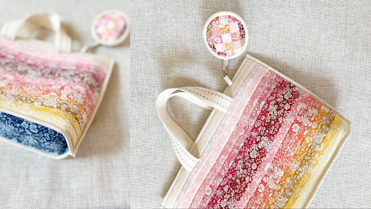 Emily Belle Tote | Easy Quilted Big Bag | Beginner Sewing Bag