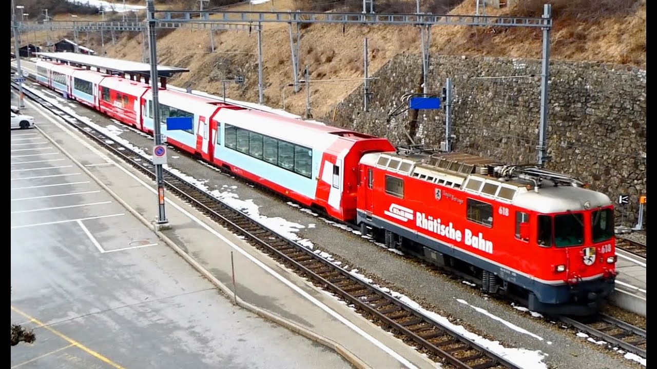 Swiss Trains: Rhätische Bahn / Rhaetian Railway's Ge 4/4 II Electric Locos