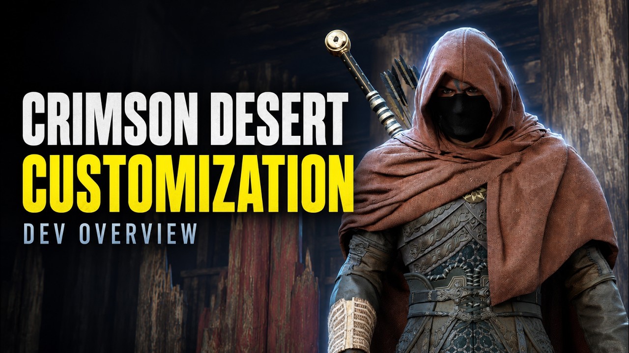 Crimson Desert Customization, Wanted System, Life Skills & Gameplay Details