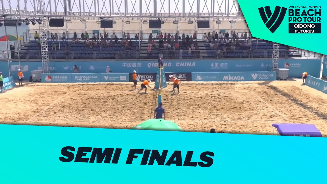 RE-LIVE | Futures - Qidong | Semi Finals | #beachprotour