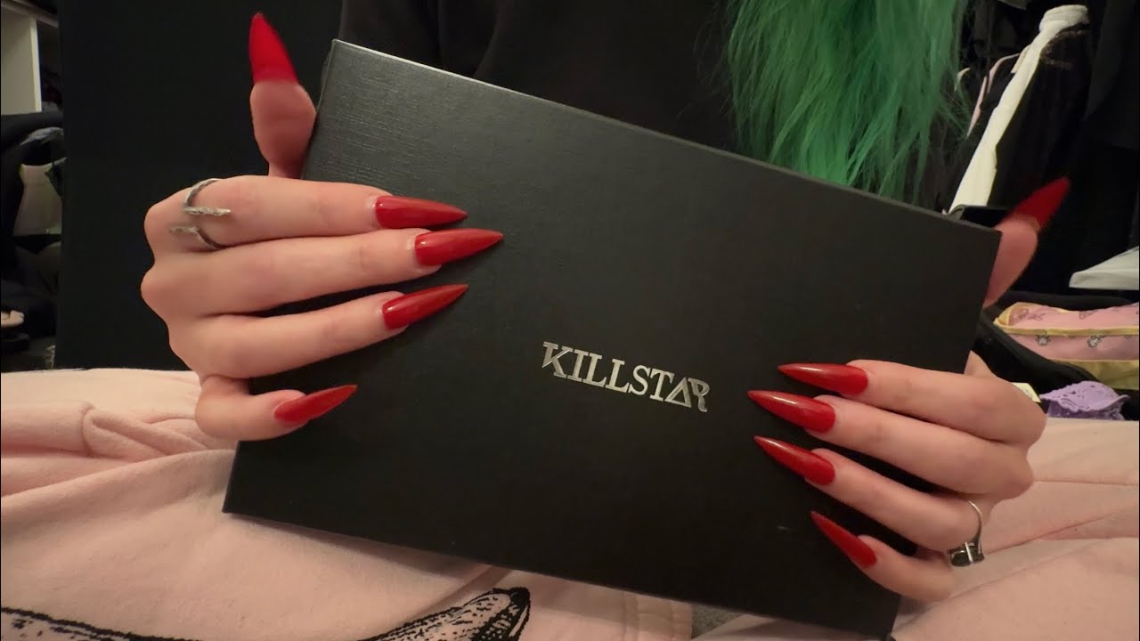 My First ASMR Video Long Nails Tapping Tingles Whisper Relaxation