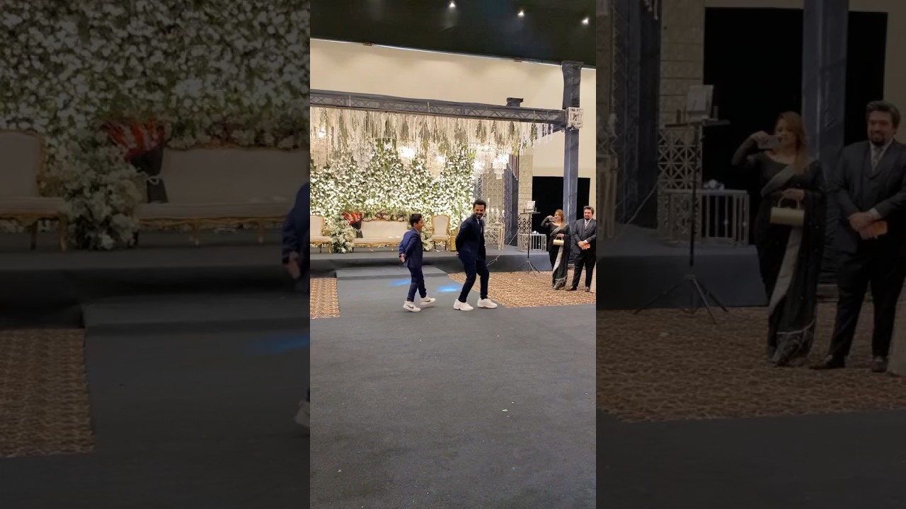 Bilal Qureshi with His wife and son dance move👌 #bilalqureshi #youtubeshorts #duckybhai #wedding