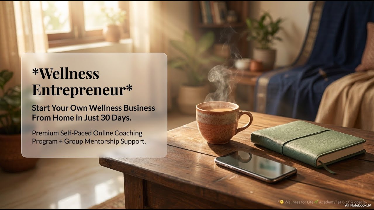🌿 Wellness Entrepreneur 💰 30 day Course: English