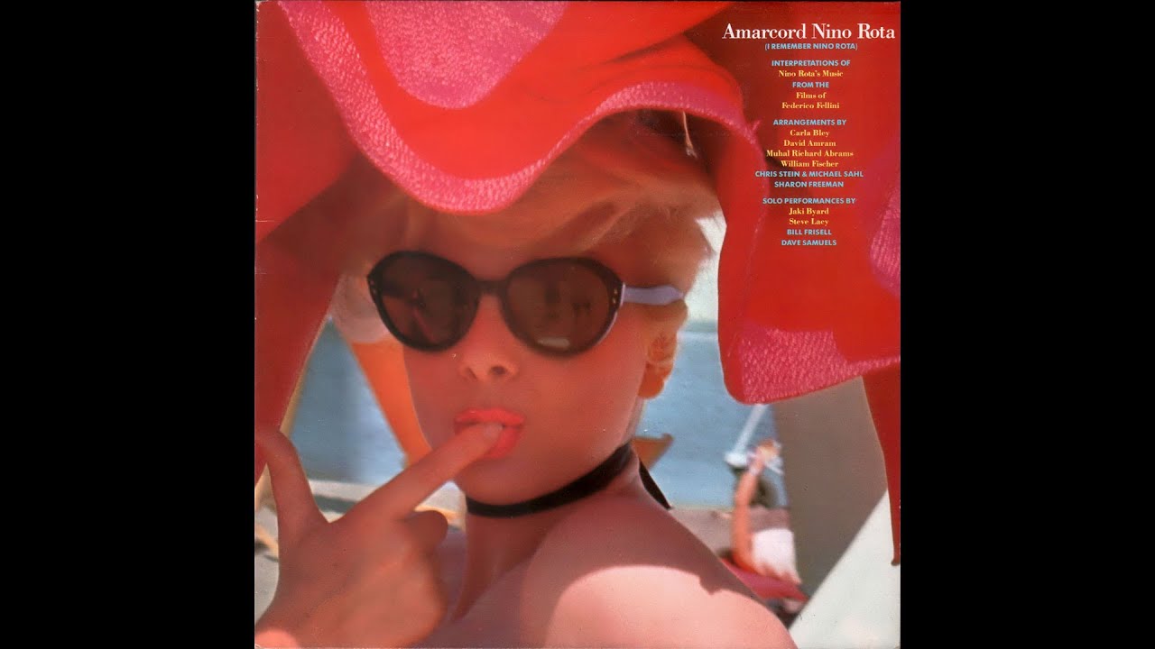 Jaki Byard  - La Strada (Amarcord Nino Rota, 1981) Vinyl LP, B5