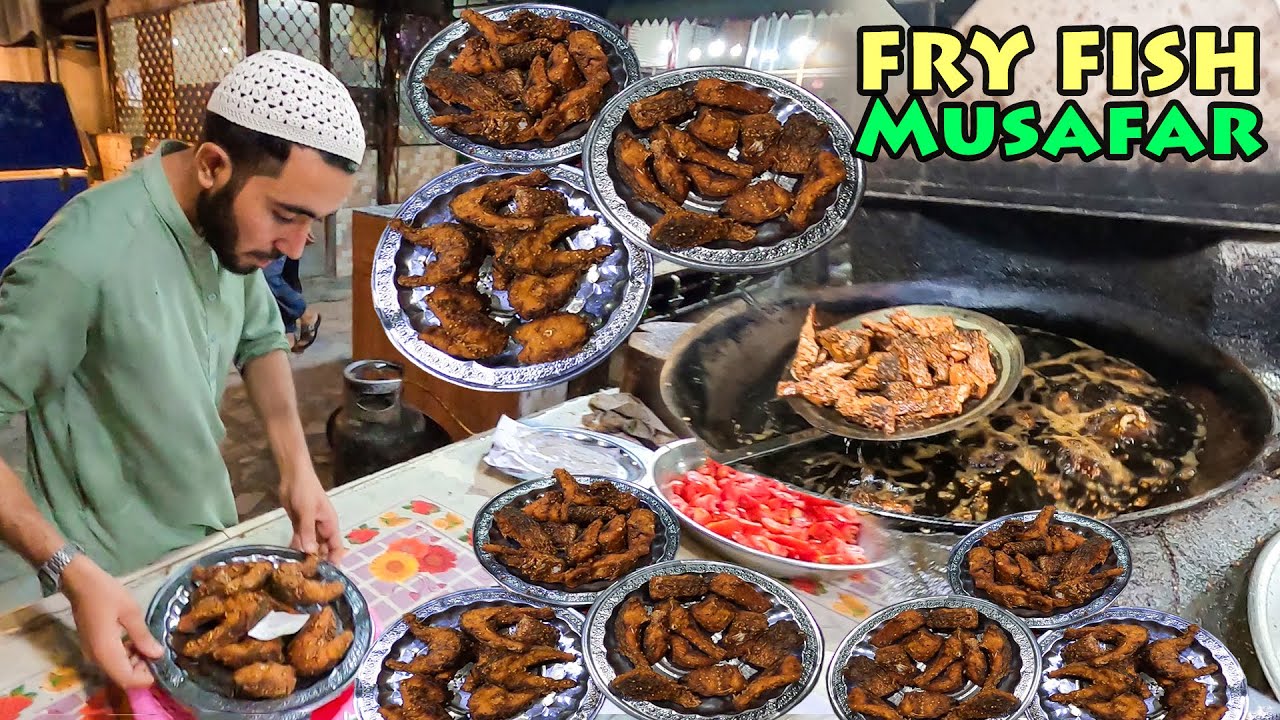 Peshawari Fry Fish | Famous Musaffar Fish Fry Recipe from Street Food Peshawar Pakistan