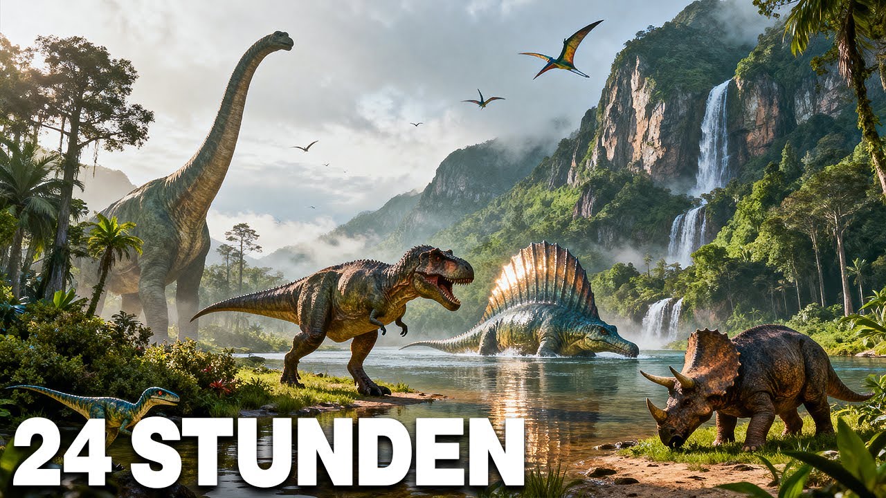So sahen 24 Stunden in der Kreidezeit aus | Der Alltag eines Dinosauriers