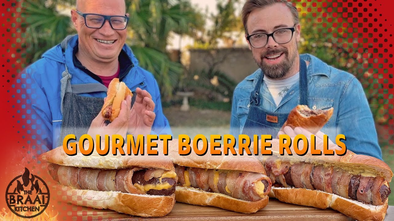 How to Braai DELICIOUSLY Tasty Gourmet Boerrie Rolls and Impress your Friends Video (Best Ever)