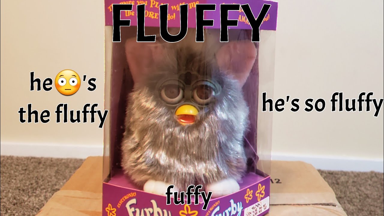 Unboxing a very fluffy Furby