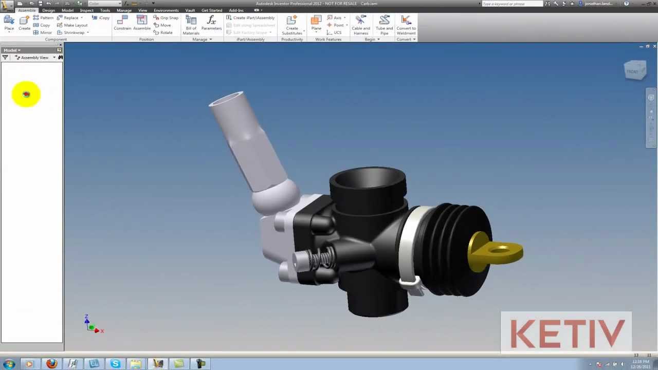 Как создать видовые представления в Autodesk Inventor