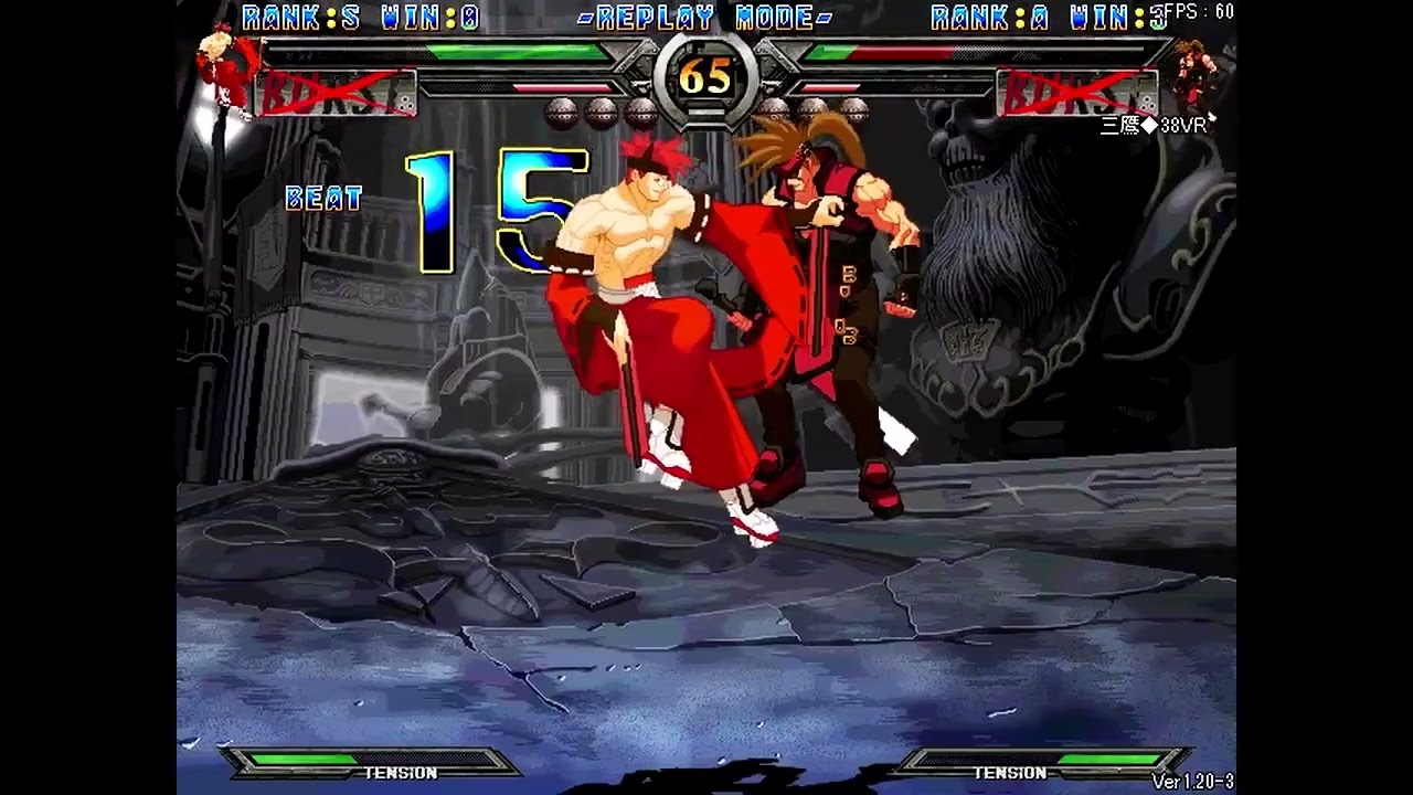 GGXX【青リロ】アンジ(An) vs (sol)ソル=バッドガイ
