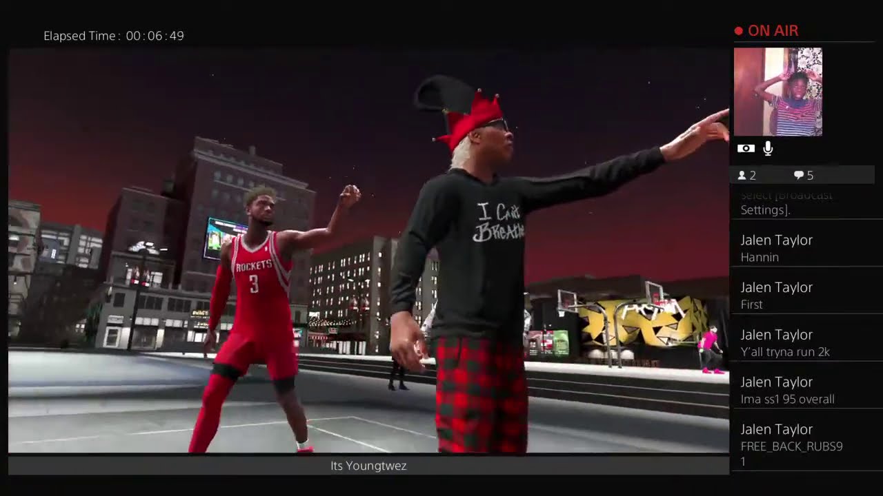 Young Twez The Artist Playing with a pro on NBA 2k