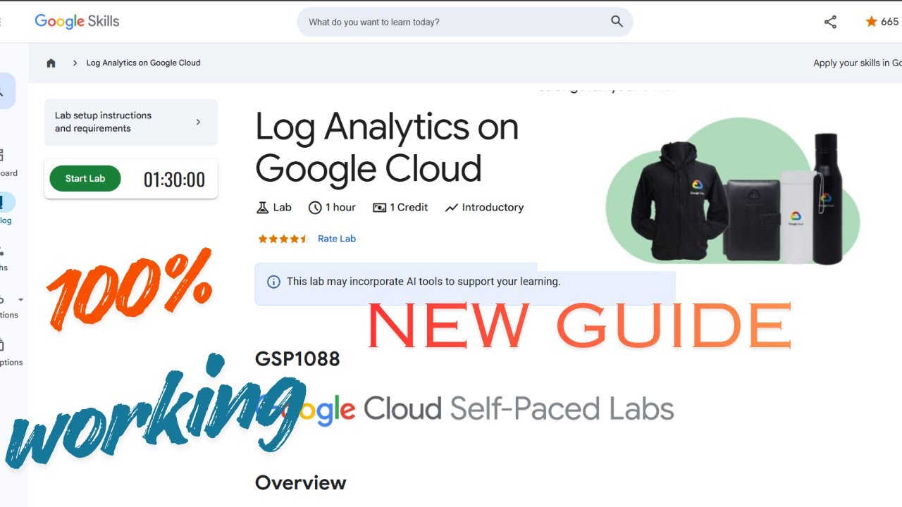 Аналитика логов в Google Cloud, январь, обновлено #GSP1088 #qwiklabsarcade2026