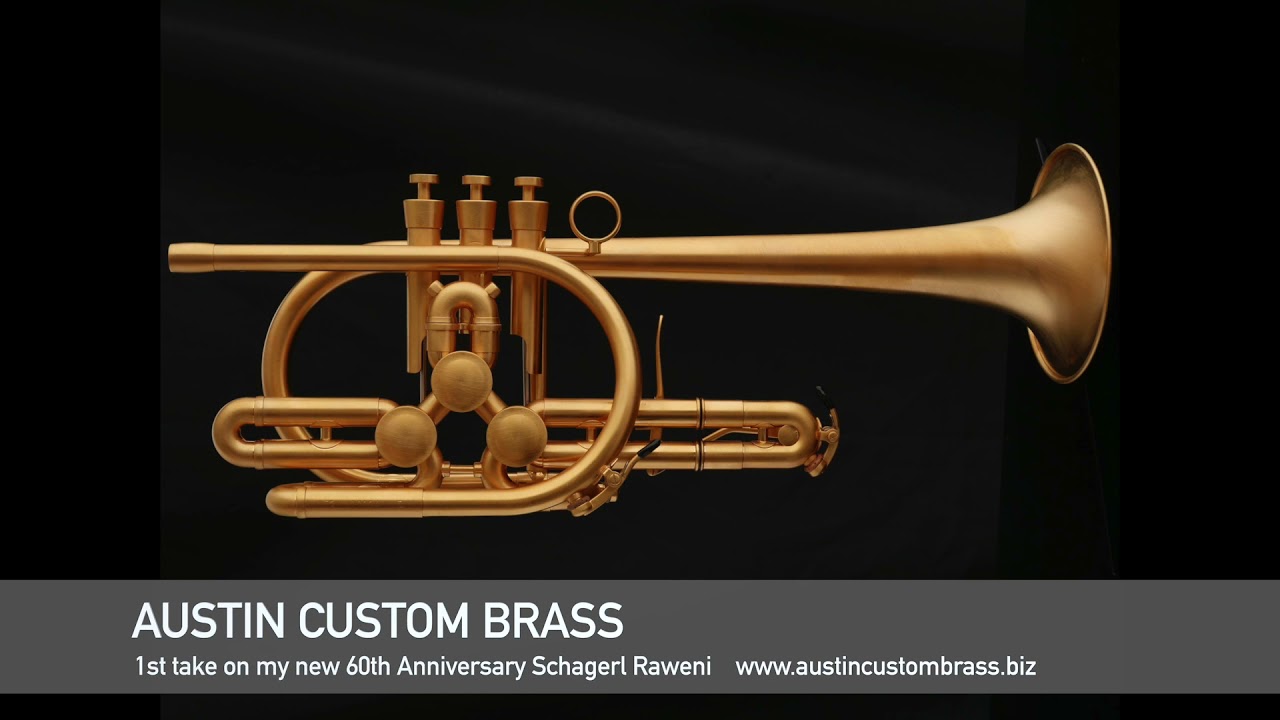 Pretty sounds and gorgeous views on  my  new 60th Anniversary  Schagerl  Raweni  trumpet!