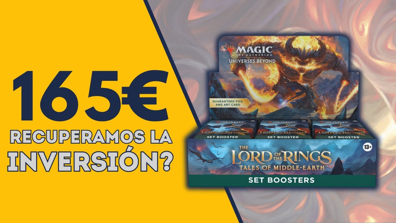¿Recuperaremos los 165€? 🧐 Caja de Set de El Señor de los Anillos con precios en vivo #LTR #mtg