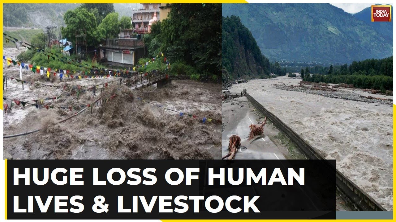 Rains Ebb In Himachal, Villages Disconnected & People Stranded In Several Parts Of Himachal Pradesh