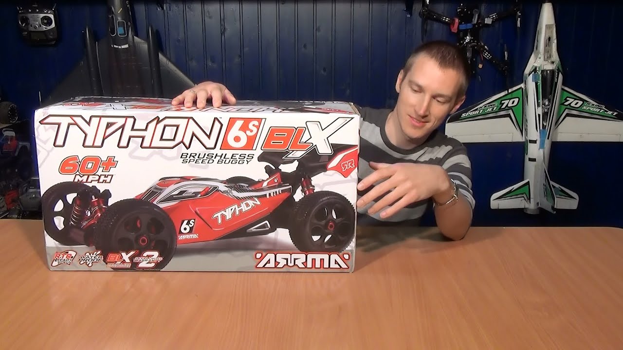 ARRMA TYPHON - полноприводная радиоуправляемая багги, ПП, БК, влагозащита