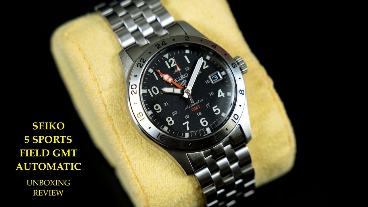 Seiko 5 Sports Field GMT Automatic SSK023 Watch | Review Valjoux Relogios