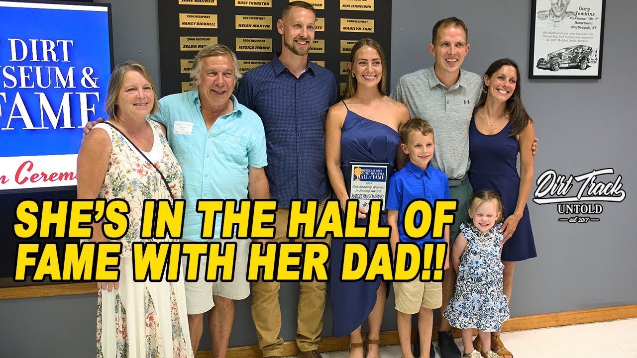 Mandee Honored With The Outstanding Woman In Racing Award! Hall Of Fame Induction Celebration