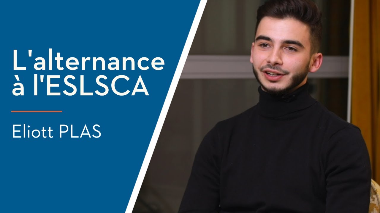 L'alternance à l'ESLSCA, portrait d'Eliott
