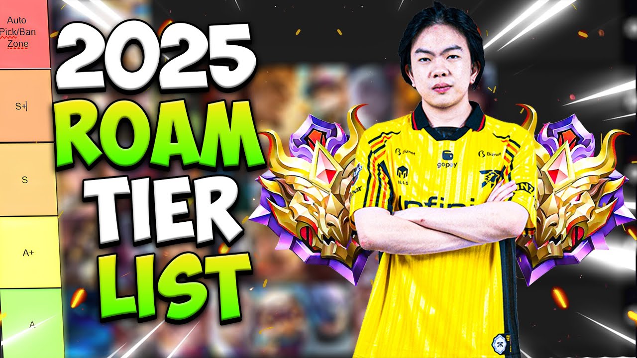 MOBİLE LEGENDS  2025 EN İYİ ROAM LANE (TANK) KAHRAMANLAR TİER LİSTESİ | META'NIN ZİRVESİNDEKİLER