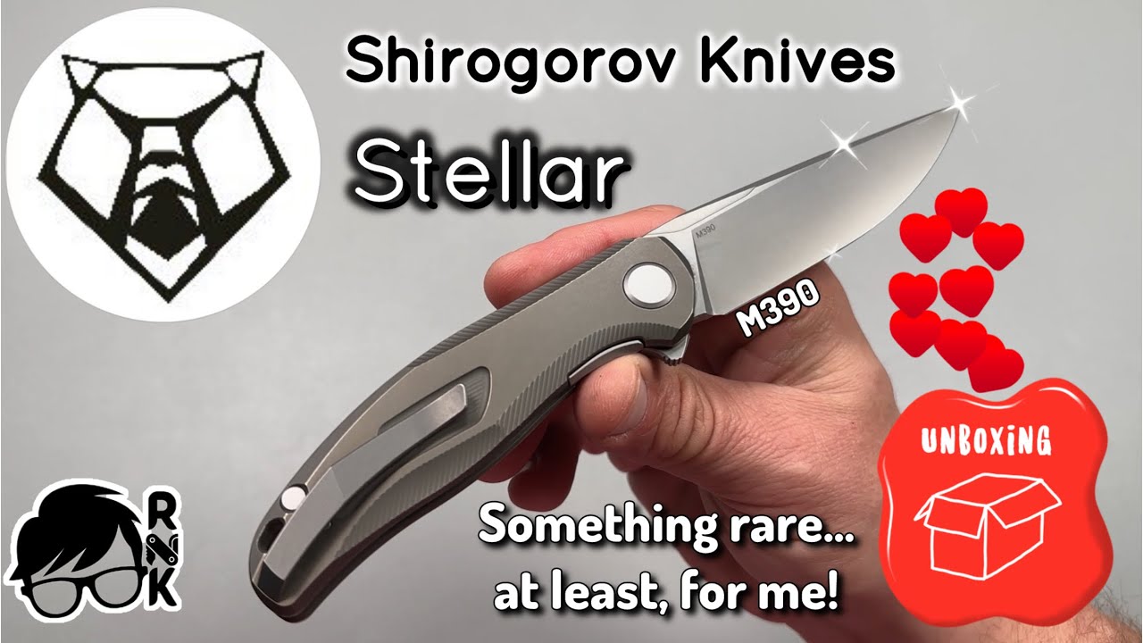 Unboxing an epic knife… a rare find… how?Just how? A Shirogorov bronze anodized Stellar! 🤯