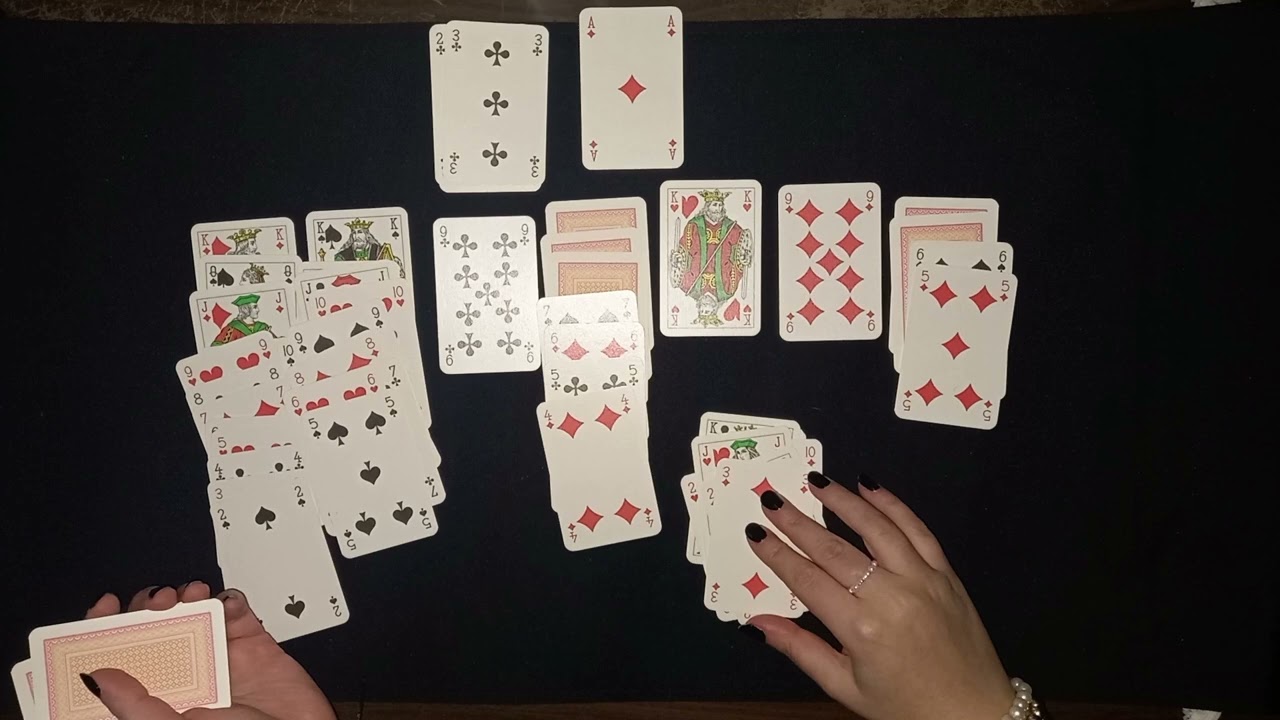 ASMR Sakızlı Solitaire | ASMR Playing Card with Chewing Gum