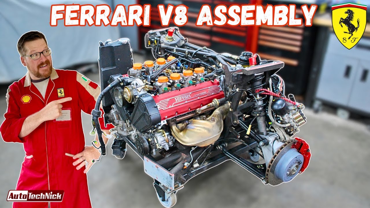 Final assembly for a Ferrari F355 Engine