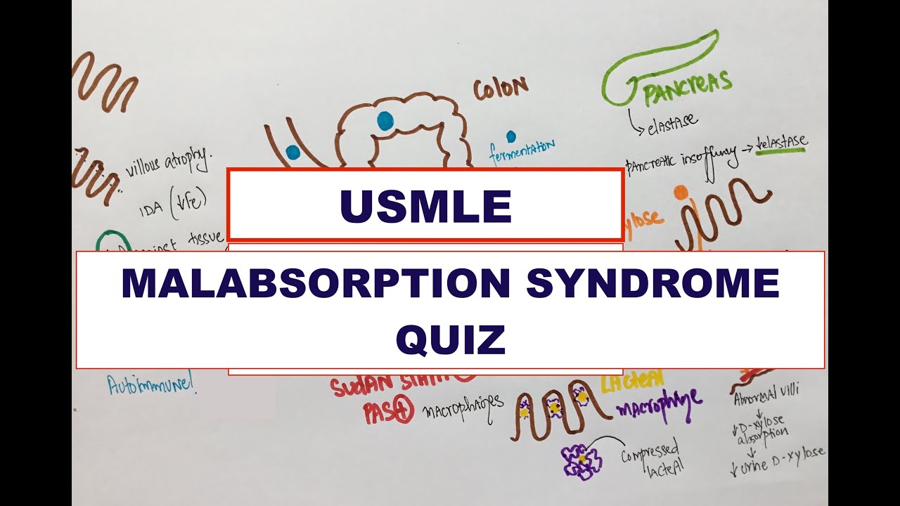 Malabsorption Syndrome: Celiac, Whipple, Lactose Intolerance & more | D-xylose | MCQ | USMLE
