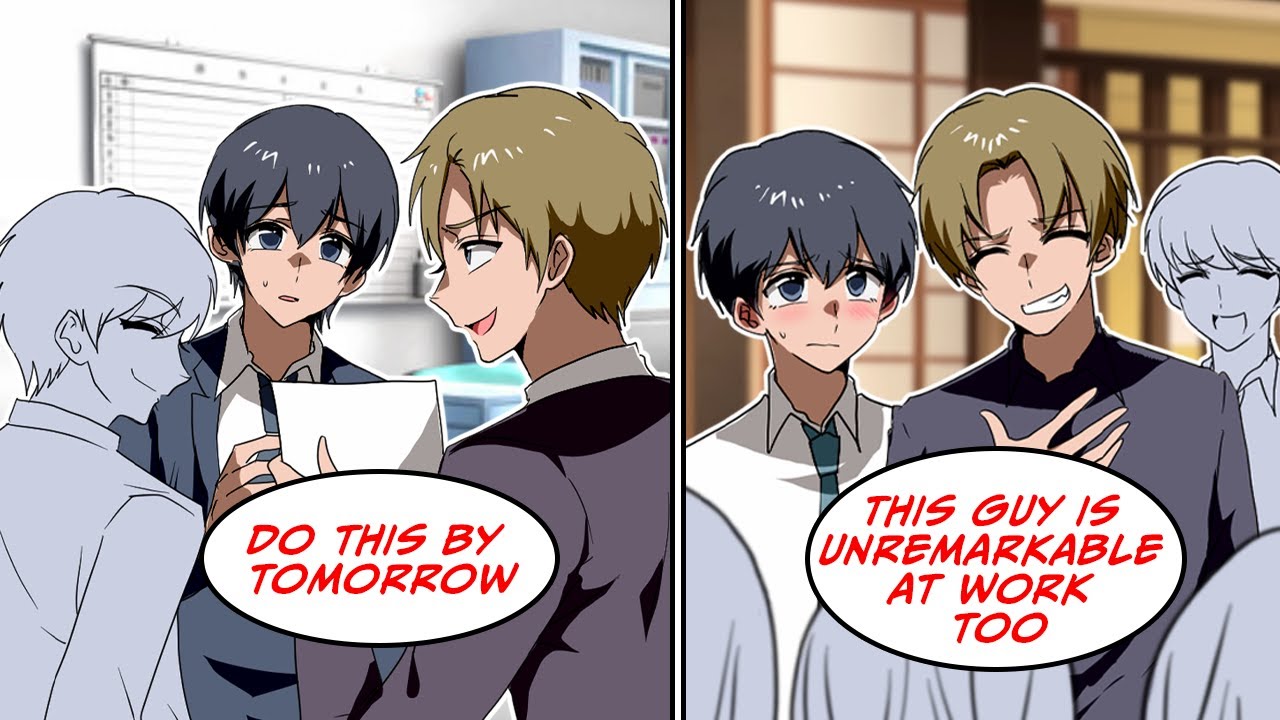 【RomCom】A sarcastic boss who makes fun of plain meinvites me【Manga Dub】